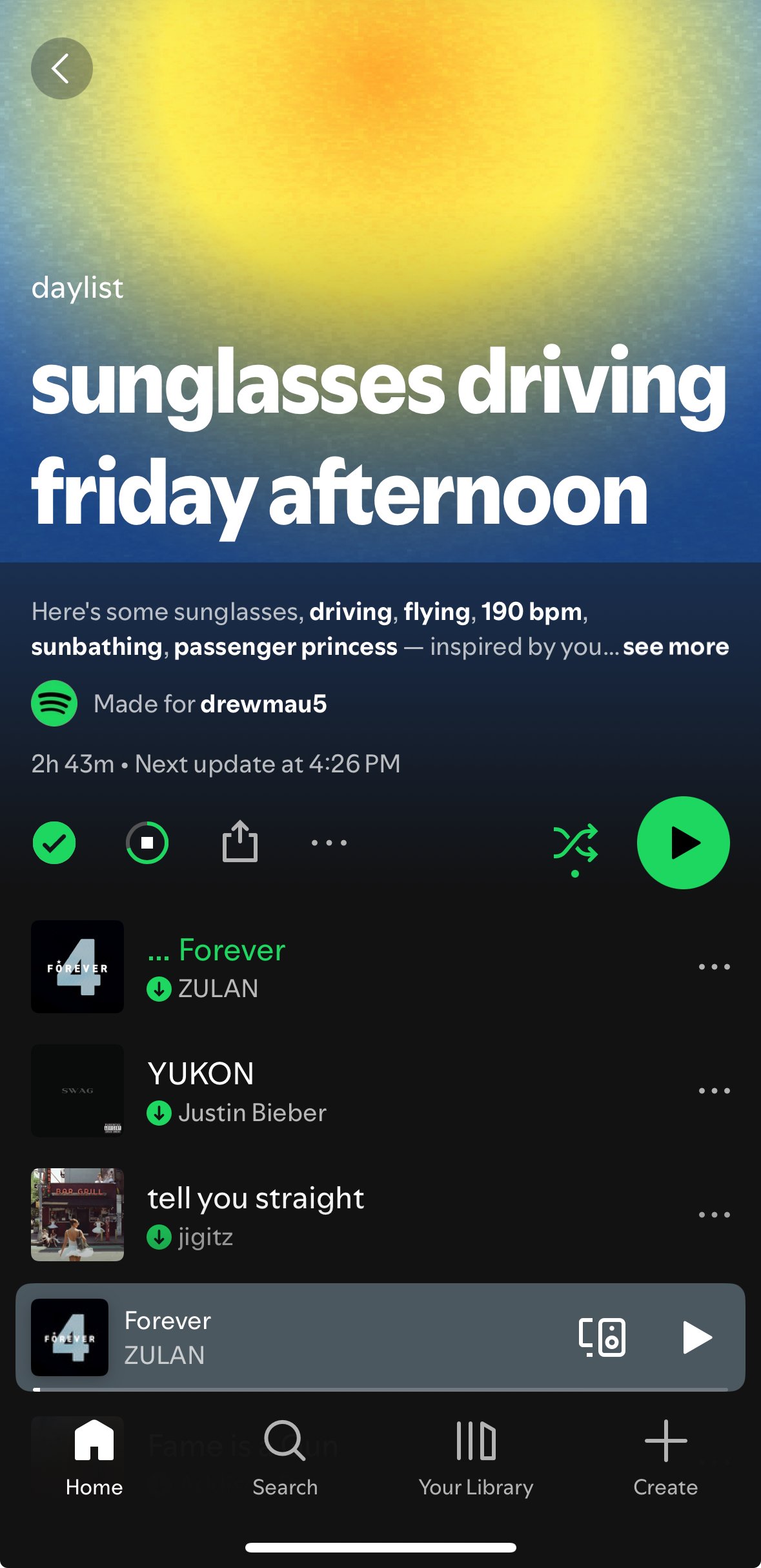 Spotify daylist